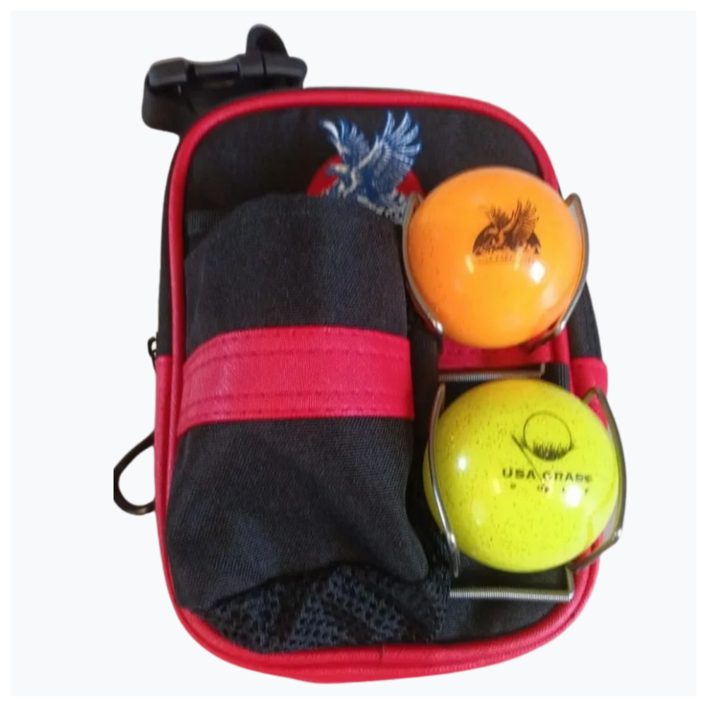 Park Golf golf ball carrying case.